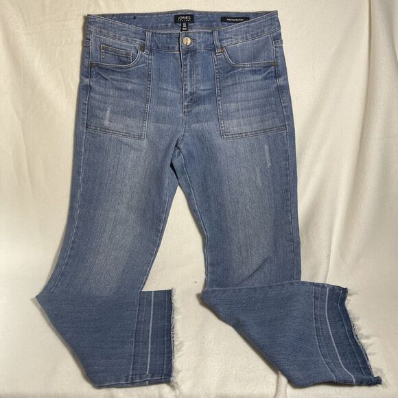 Jones New York Bleecker Boot Leg Women's 8 - Raw hem - Picture 1 of 5